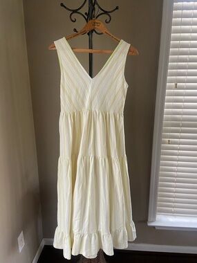 EUC Anthropologie Striped Tiered Maxi Dress Size XS
